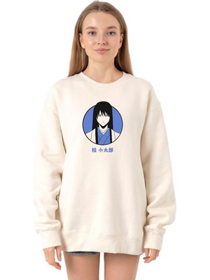 Odea Tshirthane Gintama Anime Kotaro Minimal Ekru Kadın 2ip Sweatshirt P21181S7493, Xl