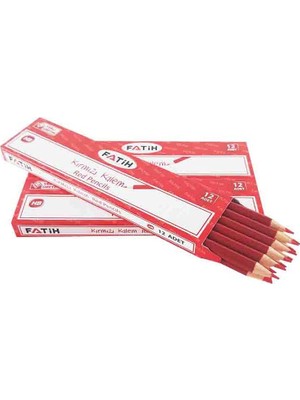 Odea Fatih FA25010CLHB Kırmızı Hb Kalem, 12'li