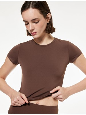 Odea Slim Fit Kısa Kollu Bisiklet Yaka Spor Tişört