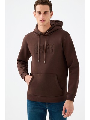 Odea Loft Erkek Sweatshirt,kahverengi XL,8683504461373