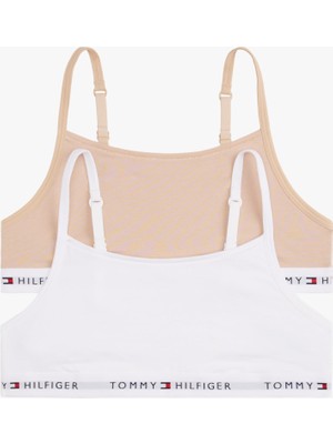 Odea Tommy Hilfiger 2 Pack Bralette Kadın Bra White/misty Blush S