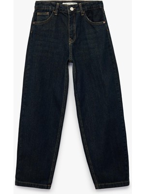 Odea Beli Ayarlanabilir Lastikli Pamuklu Cepli Denim Pantolon