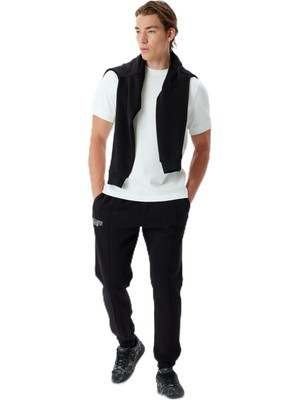 Odea Spor Eşofman Altı Jogger Slogan Baskılı Cep Detaylı Şardonlu Pamuk Karışımlı