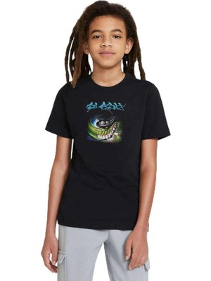 Odea Qivi Scorpions Baskılı Unisex Çocuk Siyah Sweatshirt TYC00376905295, 5-6 Yaş