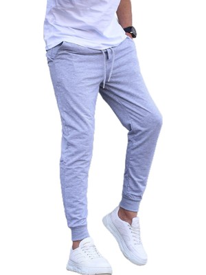 Odea Madmext Gri Paçası Lastikli Erkek Eşofman 4821,GRI M