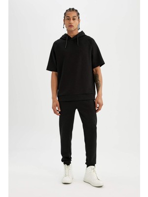 Odea Defacto Slim Fit Dar Kesim Standart Paça Skuba Dalgıç Kumaş Jogger Eşofman Altı Z9112AZ24AU