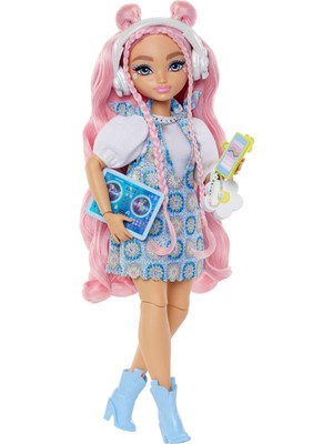 Odea Barbie Dream Besties Ana Karakter Bebekler Daisy Barbie Rüya Arkadaşlar Daisy Jean Bebek ile Dj ve Müzik Temalı 9 Aksesuar JDD74