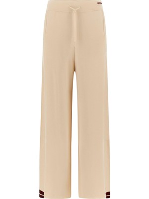 Odea Guess Kadın Aktif Relaxed Fit Eşofman Altı, Krem, S/30