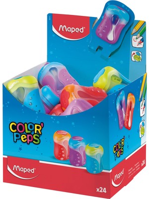 Odea Maped Ofis ve Kırtasiye 043111 Color Peps Çift Delikli Kalemtıraş