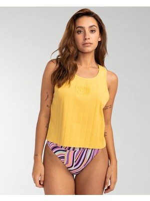 Odea Billabong EBJZT00101 New Love Tank Kadın Atlet S Sarı
