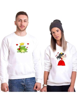 Odea Tshirthane Kurbağa Prenses Sevgili Kombinleri Sweatshirt Kombini, Kadın, S-Tek Ürün Fiyatıdır, Kombin Yapmak Için En Az 2 Adet Sepete Ekleyiniz