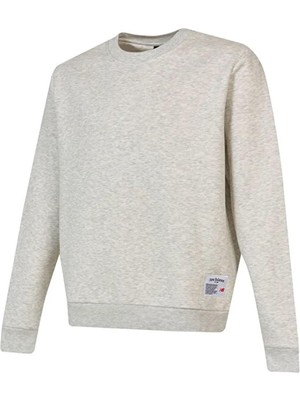 Odea New Balance Lifestyle Erkek Weatshirt,beyaz S