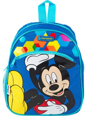 Odea Samsonite Mickey Mouse Çocuk Sırt Çantası - Disney Lisanslı Kreş ve Anaokulu Çantası -Mavi- 7 Litre -