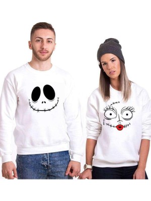 Odea Tshirthane Jack Sally 2 Sevgili Kombinleri Sweatshirt Kombini, Kadın, 2xl-Tek Ürün Fiyatıdır, Kombin Yapmak Için En Az 2 Adet Sepete Ekleyiniz
