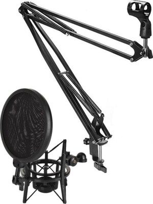Odea Lastvoice NB40 Masa Mikrofon Standı (Sehpa) + SH-101 Pop Filtre ve Shock Mount Set
