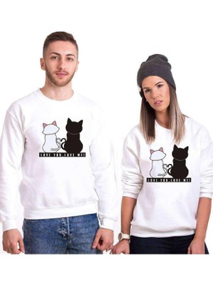 Odea Tshirthane Love You-Love Me Sevgili Kombinleri Sweatshirt Kombini, Kadın, Xl-Tek Ürün Fiyatıdır, Kombin Yapmak Için En Az 2 Adet Sepete Ekleyiniz