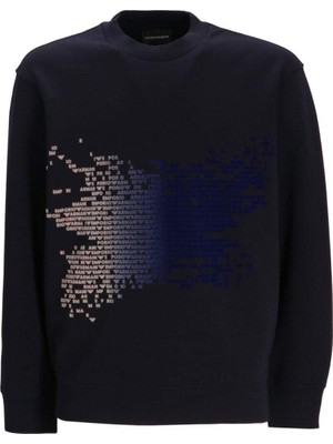 Odea Erkek Regular Fit Bisiklet Yaka Uzun Kol Pamuklu Lacivert Sweatshirt EM002892 AF10013-UB118