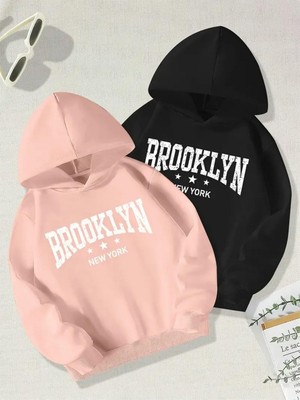 Odea Tarzsokak Renkli Kapşonlu Sweatshirt Çift Sevgili Kombinleri Couple Clothing, RENKLI-K66, S