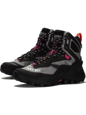 Odea Merrell Rogue Hiker Mid Gtx Erkek Outdoor Botu, Gore-Tex, Vibram Taban, Siyah, 37