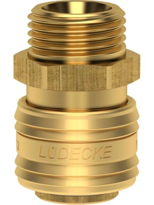Odea Lüdecke Es 14 A Stoper Gövde (1/4” Erkek)