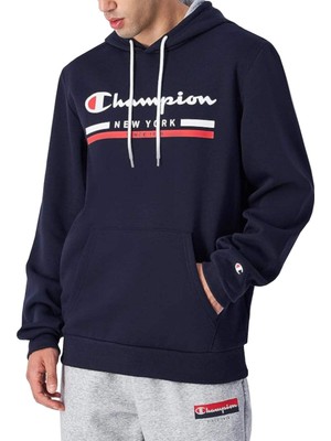Odea Champion Baskılı Kapüşonlu Sweatshirt, Erkek