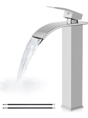 Odea Airuida Uzun Banyo Gemi Bataryası Krom Lehçe Şelale Banyo Tek Kolu Tek Delik Güverte Dağı Kase Mikser Dokunun Büyük Şelale Borulu Bar Lavabo Bataryası Lavabo Vanity