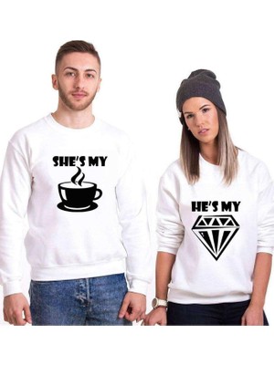 Odea Tshirthane Kahve Elmas Sevgili Kombinleri Sweatshirt Kombini, Erkek, Xs-Tek Ürün Fiyatıdır, Kombin Yapmak Için En Az 2 Adet Sepete Ekleyiniz