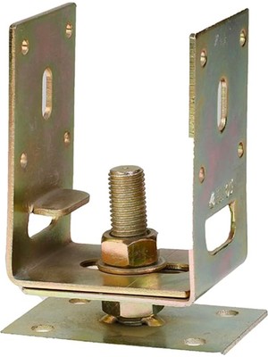 Odea Edoni Pergule Ayağı, Ayarlanabilir 7-12 Cm, M14 Civatalı, Ekstra Dayanıklı, Tablalı, Galvanizli Metal, Pergola Ayağı, Bahçe, Kamelya, Tente, Çardak, Sundurma, Direk, Sabitleme Aparatı (2 Adet)