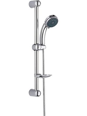 Odea Tema Econ Sürgülü Duş Seti 3 Fonksiyonlu Kireç Kırıcılı Econ Duş Başlığı Paslanmaz Boru Sürgü Seti Ince Çift Kenetli Örgülü 150MM – 190MM Uzayan Spiral