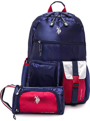 Odea U.s. Polo Assn. U.s. Polo. Assn. Unisex Okul Çanta Seti PLSET2403435,LACIVERT Tek Ebat