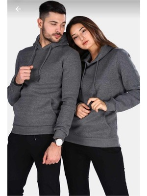 Odea Tarzsokak Unisex Koyu Gri Polar, Koyu Gri, M