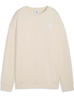 Odea Puma Essentials Small Logo Relaxed Crew Sweatshirt, S, 633268, Alpine Snow, Kadın