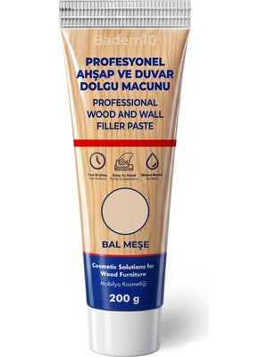 Odea Ahşap Parke Duvar Tamir Macunu Bal Meşe Renk Mobilya Dolgu Çatlak Giderici 200 gr Kullanıma Hazır