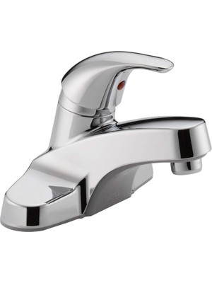 Odea Peerless P131LF Classic Single Handle Lavatory Musluk, Krom By Delta Musluk