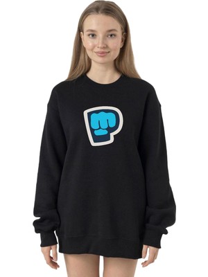 Odea Tshirthane Piewdiepie Active Siyah Kadın 2ip Sweatshirt P24058S5918, Xs