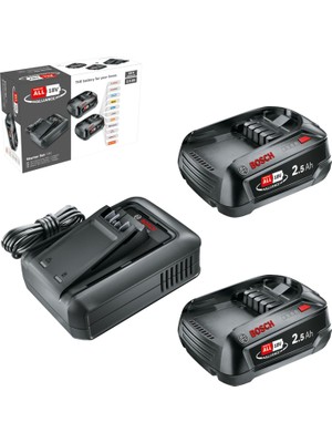 Odea Bosch Başlangıç Seti 18V (2x2.5 Ah + Al 18V-44)