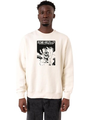 Odea Tshirthane Cowboy Bebop Spike See You Space Cowboy Ekru Erkek 2ip Sweatshirt P20705S2414, L