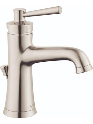 Odea Hansgrohe Joleena Geçişli 1 Saplı 1 8" Uzun Banyo Lavabo Bataryası Fırçalanmış Nikel, 04771820, 1.2 Gpm