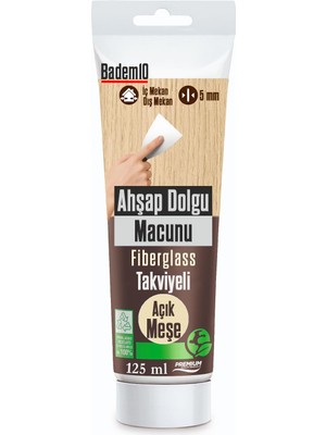 Odea Ahşap Parke Tamir Macunu Açık Meşe Mobilya Masa Dolgu Çatlak Çizik Giderici 125 ml Kullanım Hazır