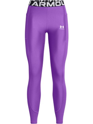 Odea Under Armour Heatgear Rib Legging Kadın Tayt, Lila, Lg