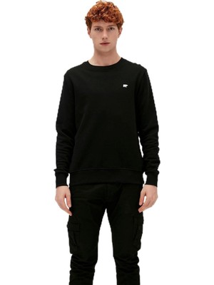 Odea Bad Bear Presage Crewneck Sweatshirt, M, 200212012-NGT, Siyah, Erkek