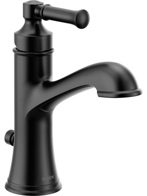 Odea Moen 6803BL Dartmoor Tek Saplı Yüksek Kemerli Banyo Bataryası, Mat Siyah