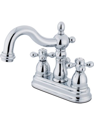 Odea Elements Of Design New Orleans EB1601AX Merkezi Lavabo Bataryası Perakende Açılır Pencereli, 4 Inç, Parlak Krom