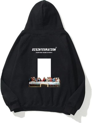 Odea Tarzsokak Disintegration Unisex Siyah Sweatshirt, SIYAH-749, M