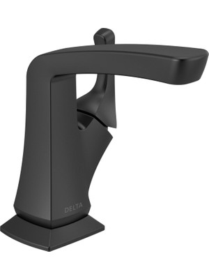 Odea Delta Faucet Vesna Mat Siyah Banyo Bataryası, Tek Delikli Banyo Bataryası, Tek Saplı Banyo Bataryası, Drenaj Montajı, Mat Siyah 15789LF-BL