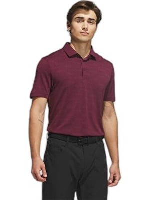 Odea Adidas ULTIMATE365 Jacquard Erkek Günlük Polo Tişört KW1738 Kırmızı