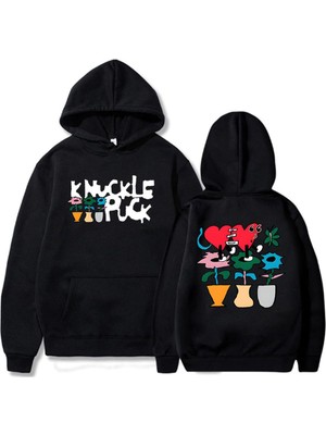 Odea Tarzsokak Siyah Streetweed Knuckle Puck Rock Grubu Roupas Femininas, SIYAH-1913, L