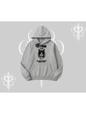 Odea Tarzsokak Catronaut Kedi Baskılı Biskilet Sweatshirt, Siyah, S