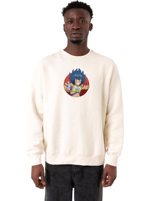 Odea Tshirthane Beyblade Laban Vanot With Leopard Ekru Erkek 2ip Sweatshirt P18285S1551, Xs