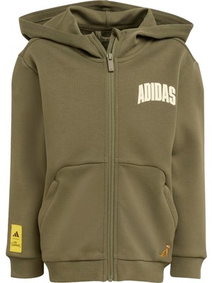 Odea Adidas Lk Sım Tt Unisex Kapüşonlu Eşofman Üstü, 5-6A